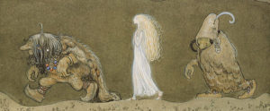 The Princess and the Trolls by John Bauer
